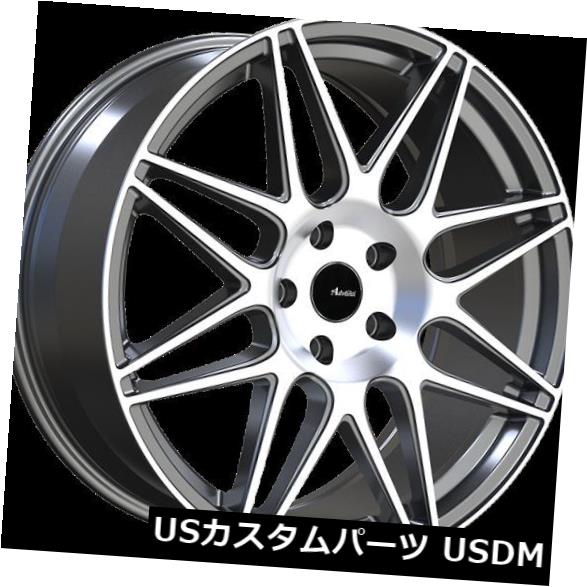 海外輸入ホイール 20x10 Advanti Racing Classe 5x112 +45ガンメタル加工ホイール（4個セット） 20x10 Advanti Racing Classe 5x112 +45 Gunmetal Machined Wheels (Set of 4) 【並行輸入品】｜カスタムパーツ WORLD倉庫