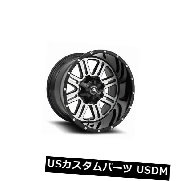 海外輸入ホイール 20x12 American OffRoad A106 5x114.3 ET-44ブラックリム（4個セット） 20x12 American OffRoad A106 5x114.3 ET-44 Black Rims (Set of 4) 【並行輸入品】