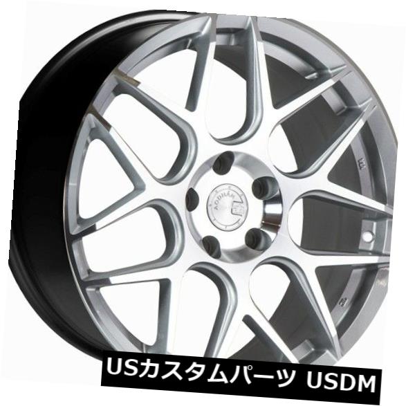 海外輸入ホイール 18x8 F / 18x9 R AodHan LS002 5x100 +35/30シルバー加工フェイスホイール（4個セット） 18x8 F/18x9 R AodHan LS002 5x100 +35/30 Silver Machined Face Wheels (Set of 4) 【並行輸入品】｜カスタムパーツ WORLD倉庫