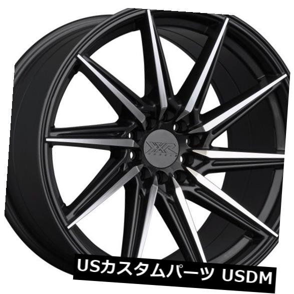 海外輸入ホイール XXR 561 18x10 5x100 / 114.3 +35機械加工/グラファイトリム（4）新品セット XXR 561 18x10 5x100/114.3 +35 Machined / Graphite Rims Set of (4) Brand New 【並行輸入品】