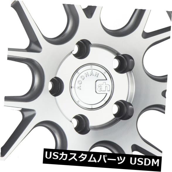 海外輸入ホイール 19x11 AodHan DS06 5x114.3 +15機械加工リム（4個セット） 19x11 AodHan DS06 5x114.3 +15 Machined Rims (Set of 4) 【並行輸入品】