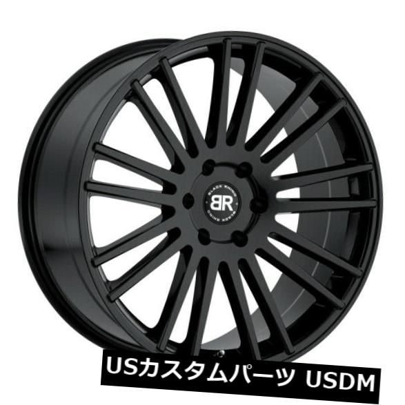 海外輸入ホイール 18x8.5ブラックライノクルーガー5x127 ET30グロスブラックホイール（4個セット） 18x8.5 Black Rhino Kruger 5x127 ET30 Gloss Black Wheels (Set of 4) 【並行輸入品】