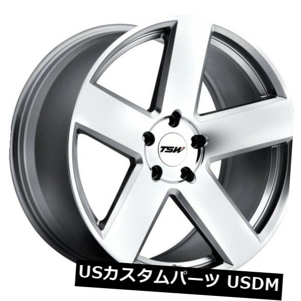 海外輸入ホイール 18x8.5 / 9.5 TSWブリストル5x114.3 +30/40シルバーホイール(4個セット) 18x8.5/9.5 TSW Bristol 5x114.3 +30/40 Silver Wheels (Set of 4) 【並行輸入品】|カスタムパーツ WORLD倉庫