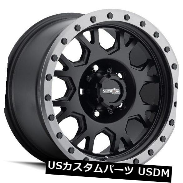 海外輸入ホイール 18X9 Vision GV8 Invader 6x135 ET25マットブラックアンスラサイトリップホイール（4個セット） 18X9 Vision GV8 Invader 6x135 ET25 Matte Black Anthracite Lip Wheels (Set of 4) 【並行輸入品】｜カスタムパーツ WORLD倉庫