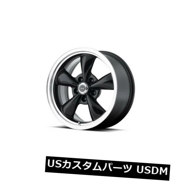 海外輸入ホイール 18x8 AMERICAN RACING TORQ THRUST M 5x120.65 ET0ブラックリム（4個セット） 18x8 AMERICAN RACING TORQ THRUST M 5x120.65 ET0 Black Rims (Set of 4) 【並行輸入品】｜カスタムパーツ WORLD倉庫