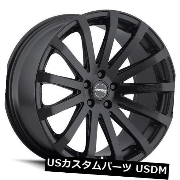 海外輸入ホイール 18x9.5 MRR HR9 5x120 +20マットブラックホイール（4個セット） 18x9.5 MRR HR9 5x120 +20 Matte Black Wheels (Set of 4) 【並行輸入品】