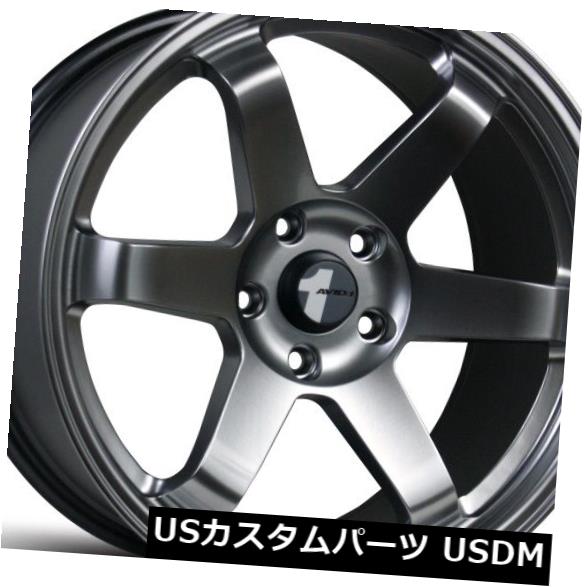 海外輸入ホイール Avid1 AV06 17X8リム5x114.3 +35ハイパーブラックホイール(4個セット) Avid1 AV06 17X8 Rims 5x114.3 +35 Hyper Black Wheels (Set of 4) 【並行輸入品】|カスタムパーツ WORLD倉庫