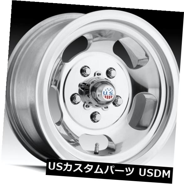 海外輸入ホイール 15x8 Us Mag Indy U101 5x4.5 et-12ポリッシュドホイール（4個セット） 15x8 Us Mag Indy U101 5x4.5 et-12 Polished Wheels (Set of 4) 【並行輸入品】｜カスタムパーツ WORLD倉庫