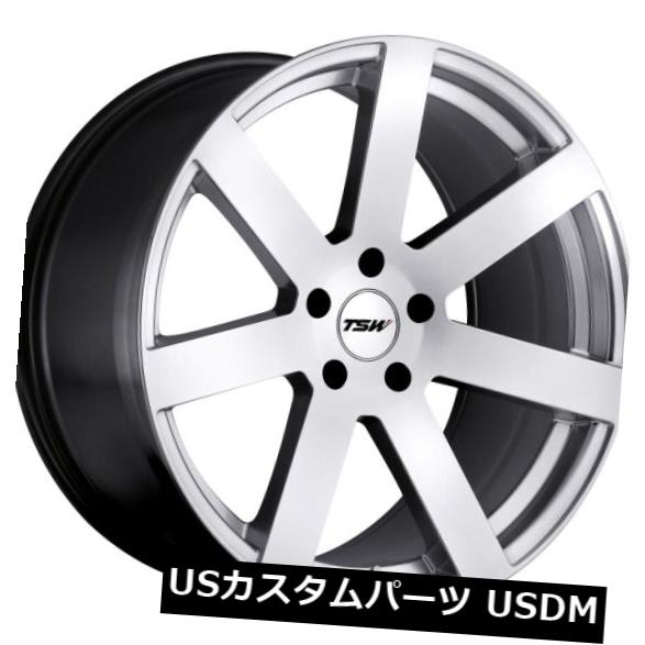 海外輸入ホイール 18x8 TSW Bardo 5x100リム+35ハイパーシルバーホイール（4個セット） 18x8 TSW Bardo 5x100 Rims +35 Hyper Silver Wheels (Set of 4) 【並行輸入品】｜カスタムパーツ WORLD倉庫