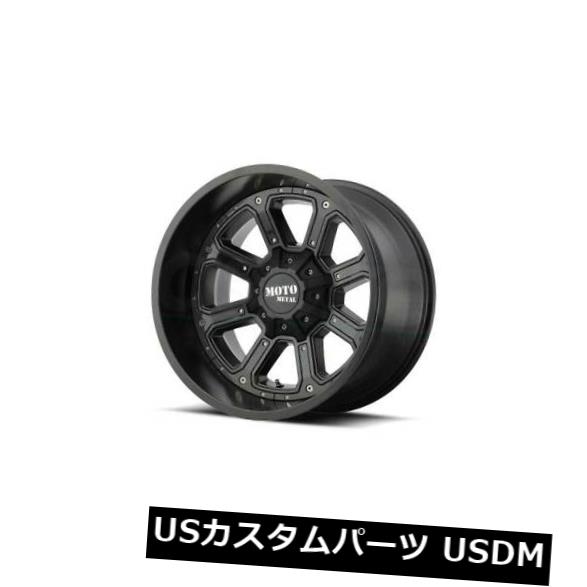 海外輸入ホイール 18x9 MOTO METAL SHIFT 5x127 / 5x139.7 ET-12ブラックW / G-Blkリム（4個セット） 18x9 MOTO METAL SHIFT 5x127/5x139.7 ET-12 Black W/ G-Blk Rims (Set of 4) 【並行輸入品】