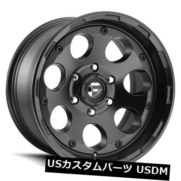 海外輸入ホイール 18x9フューエルD608 6x5.5 ET-12マットブラックリム(4個セット) 18x9 FUEL D608 6x5.5 ET-12 Matte Black Rims (Set of 4) 【並行輸入品】|カスタムパーツ WORLD倉庫