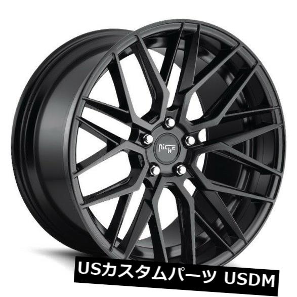 海外輸入ホイール 19x9.5ニチェガンマM190 5x120 +40マットブラックホイール(4個セット) 19x9.5 NICHE GAMMA M190 5x120 +40 Matte Black Wheels (Set of 4) 【並行輸入品】|カスタムパーツ WORLD倉庫