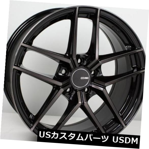 海外輸入ホイール 18x8 Enkei TY5 5x114.3 +50パールブラックホイール(4個セット) 18x8 Enkei TY5 5x114.3 +50 Pearl Black Wheels (Set of 4) 【並行輸入品】|カスタムパーツ WORLD倉庫
