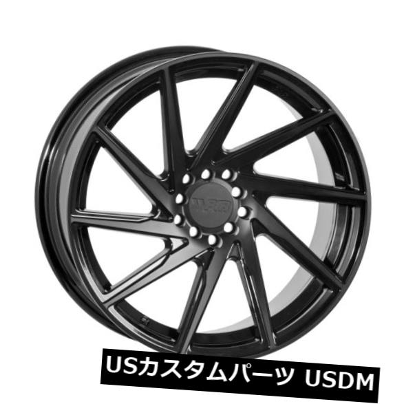 海外輸入ホイール 18x9.5 F1R F29 5x114.3 / 120 +38ダブルブラックホイール（4個セット） 18x9.5 F1R F29 5x114.3/120 +38 Double Black Wheels (Set of 4) 【並行輸入品】