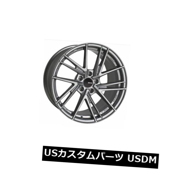 海外輸入ホイール 18x8エンケイリムTD5 5x114.3 +35ストームグレーホイール（4個セット） 18x8 Enkei Rims TD5 5x114.3 +35 Storm Gray Wheels (Set of 4) 【並行輸入品】