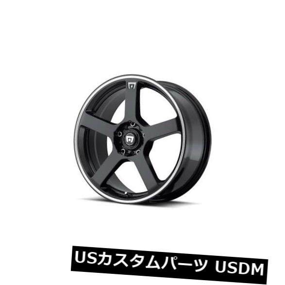 海外輸入ホイール 17x7 MOTEGI MR116 5x108 / 5x114.3 ET40ブラック(機械加工フランジホイール付き)(4個セット) 17x7 MOTEGI MR116 5x108/5x114.3 ET40 Black W/ Machined Flange Wheels (Set of 4) 【並行輸入品】|カスタムパーツ WORLD倉庫