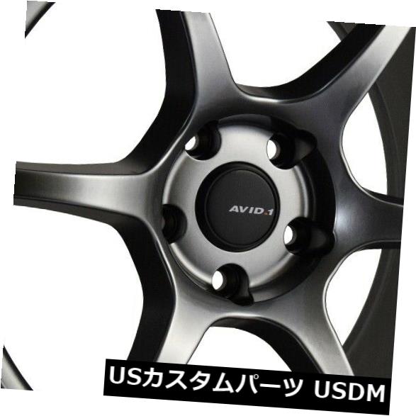 海外輸入ホイール 17x8 Avid.1 AV26 5x114.3 +35ハイパーブラックホイール（4個セット） 17x8 Avid.1 AV26 5x114.3 +35 Hyper Black Wheels (Set of 4) 【並行輸入品】｜カスタムパーツ WORLD倉庫