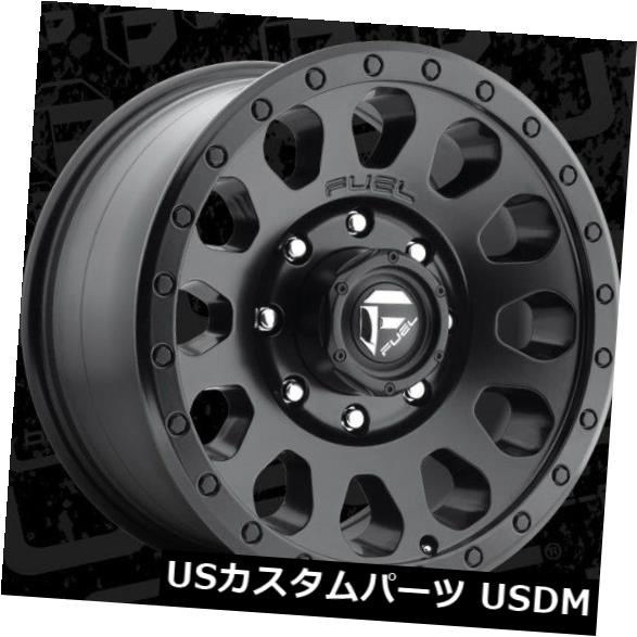 海外輸入ホイール Fuel Vector 18x9 8x180 ET20 Matte Black Rims（4個セット） Fuel Vector 18x9 8x180 ET20 Matte Black Rims (Set of 4) 【並行輸入品】