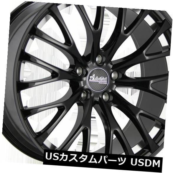 海外輸入ホイール 20x10 Advanti Racing Fastoso 5x112 ET35マットブラックホイール（4個セット） 20x10 Advanti Racing Fastoso 5x112 ET35 Matte Black Wheels (Set of 4) 【並行輸入品】