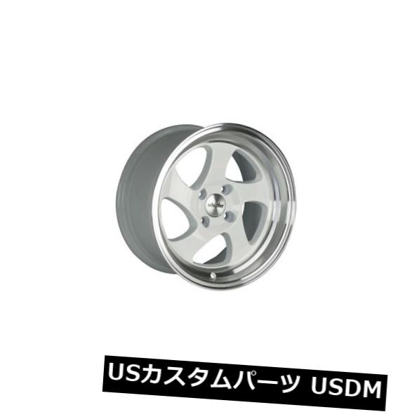 海外輸入ホイール 17x9ウィスラーKR1 5x114.3 +25ホワイト/マシニングリップホイール(4個セット) 17x9 Whistler KR1 5x114.3 +25 White/Machined Lip Wheels (Set of 4) 【並行輸入品】|カスタムパーツ WORLD倉庫