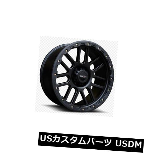 海外輸入ホイール 20X9 Vision 111 Nemesis 8x170 ET10マットブラックホイール（4個セット） 20X9 Vision 111 Nemesis 8x170 ET10 Matte Black Wheels (Set of 4) 【並行輸入品】