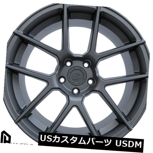 海外輸入ホイール UP520 19x9.5 5x112マットガンメタルET40ホイール（4個セット） UP520 19x9.5 5x112 Matte Gunmetal ET40 Wheels(set of 4) 【並行輸入品】