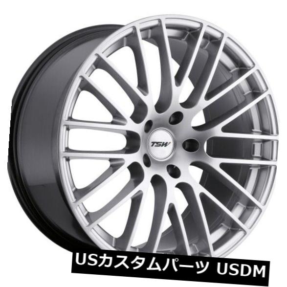 海外輸入ホイール 18x8.5 / 9.5 TSW最大5x120 +30/35ハイパーシルバーホイール(4個セット) 18x8.5/9.5 TSW Max 5x120 +30/35 Hyper Silver Wheels (Set of 4) 【並行輸入品】|カスタムパーツ WORLD倉庫