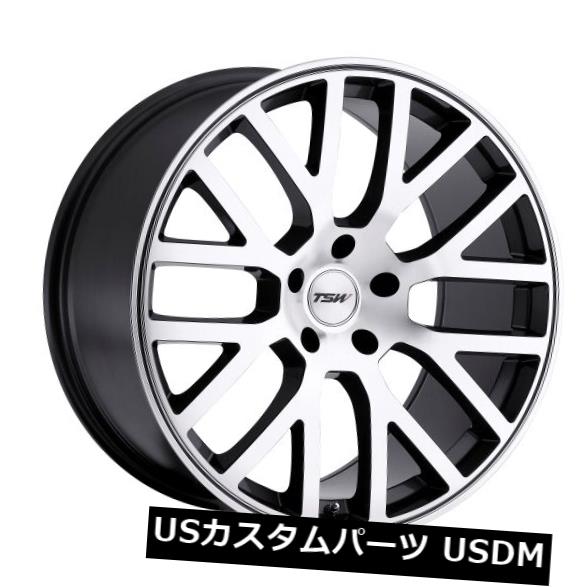 海外輸入ホイール 18x9.5 TSWドニントン5x120リム+20ミラーカットフェイスホイール（4個セット） 18x9.5 TSW Donington 5x120 Rims +20 Mirror Cut Face Wheels (Set of 4) 【並行輸入品】