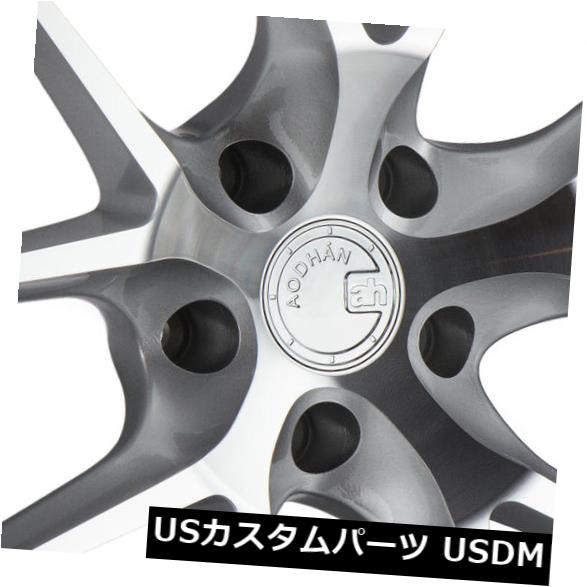 海外輸入ホイール 19x8.5 AodHan LS007 5x112 +35シルバー加工フェイスホイール（4個セット） 19x8.5 AodHan LS007 5x112 +35 Silver Machined Face Wheels (Set of 4) 【並行輸入品】｜カスタムパーツ WORLD倉庫