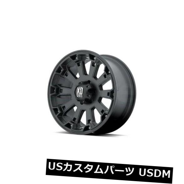 海外輸入ホイール 18x9 XDシリーズBY KMCリムMISFIT 5x139.7 ET0マットブラックリム（4個セット） 18x9 XD SERIES BY KMC Rims MISFIT 5x139.7 ET0 Matte Black Rims (Set of 4) 【並行輸入品】