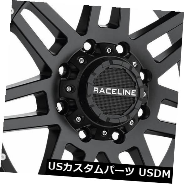 海外輸入ホイール 18x9 Raceline 931B-インジェクター5x114.3 / 5x127 ET-12サテンブラックホイール(4個セット) 18x9 Raceline 931B-Injector 5x114.3/5x127 ET-12 Satin Black Wheels (Set of 4) 【並行輸入品】|カスタムパーツ WORLD倉庫