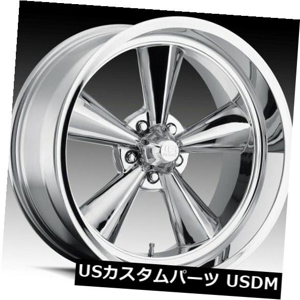 海外輸入ホイール 15x8 Us Mag Standard U104 5x4.5 et0クロームホイール（4個セット） 15x8 Us Mag Standard U104 5x4.5 et0 Chrome Wheels (Set of 4) 【並行輸入品】｜カスタムパーツ WORLD倉庫 225,720円