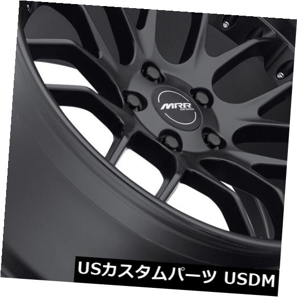 海外輸入ホイール MRR GT7 19x8.5 / 19x9.5 5x120.7ブラックホイールリム(4個セット) MRR GT7 19x8.5/19x9.5 5x120.7 Black Wheels Rims (Set of 4) 【並行輸入品】