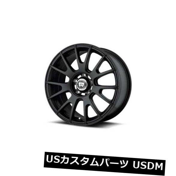 海外輸入ホイール 17x8 MOTEGI MR118 5x114.3 ET32マットブラックホイール(4個セット) 17x8 MOTEGI MR118 5x114.3 ET32 Matte Black Wheels (Set of 4) 【並行輸入品】|カスタムパーツ WORLD倉庫