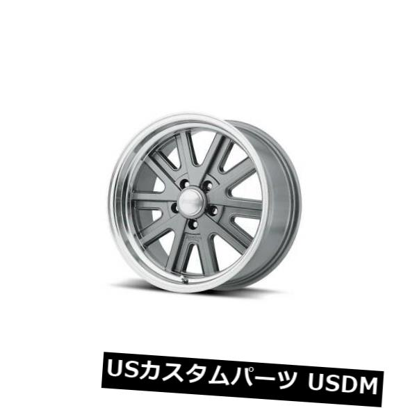 海外輸入ホイール 17x9 AMERICAN RACING 427 MONO CAST 5x127 ET0 Grey Machined Lip Wheels（4個セット） 17x9 AMERICAN RACING 427 MONO CAST 5x127 ET0 Gray Machined Lip Wheels (Set of 4) 【並行輸入品】