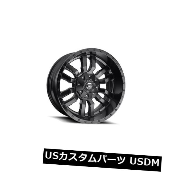海外輸入ホイール 17x9フューエルD596 6x135 / 5.5 ET-12グロスマットブラックホイール（4個セット） 17x9 FUEL D596 6x135/5.5 ET-12 Gloss Matte Black Wheels (Set of 4) 【並行輸入品】 246,455円