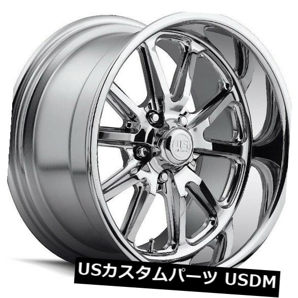 海外輸入ホイール 15x8 US MAG U110 5x4.75 ET01クロームホイール（4個セット） 15x8 US MAG U110 5x4.75 ET01 Chrome Wheels (Set of 4) 【並行輸入品】｜カスタムパーツ WORLD倉庫