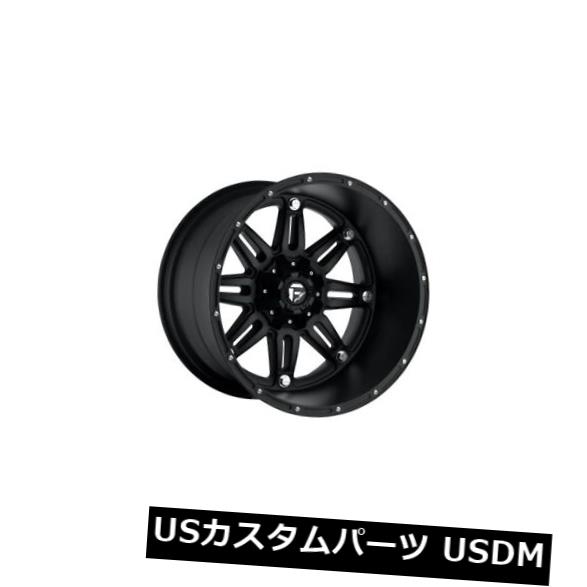 海外輸入ホイール 燃料人質D531 18x9 5x5.5 / 5x150 ET1マットブラックリム（4個セット） Fuel Hostage D531 18x9 5x5.5/5x150 ET1 Matte Black Rims (Set of 4) 【並行輸入品】