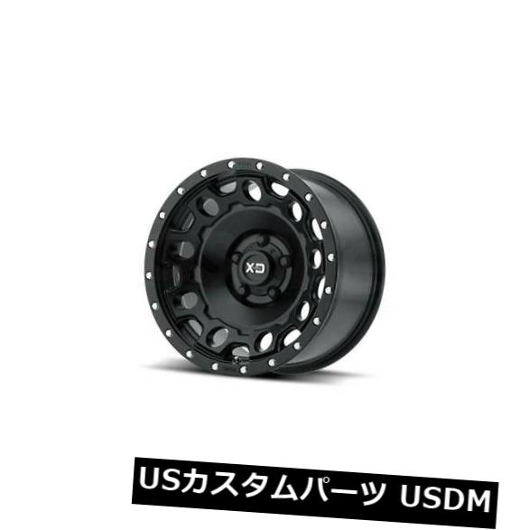 海外輸入ホイール 17x9 XDシリーズBY KMCリムホールショット6x139.7 ET-12サテンブラックリム（4個セット） 17x9 XD SERIES BY KMC Rims HOLESHOT 6x139.7 ET-12 Satin Black Rims (Set of 4) 【並行輸入品】｜カスタムパーツ WORLD倉庫 221,705円