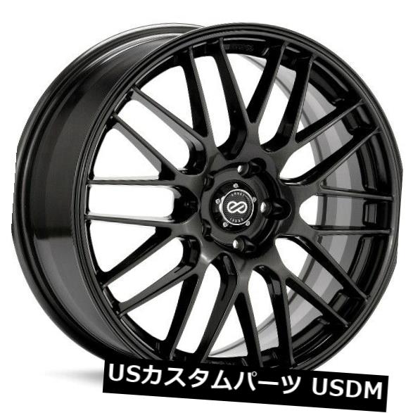 海外輸入ホイール 18x8 Enkei EKM3 5x120 +42 Gunmetal Wheels（4個セット） 18x8 Enkei EKM3 5x120 +42 Gunmetal Wheels (Set of 4) 【並行輸入品】