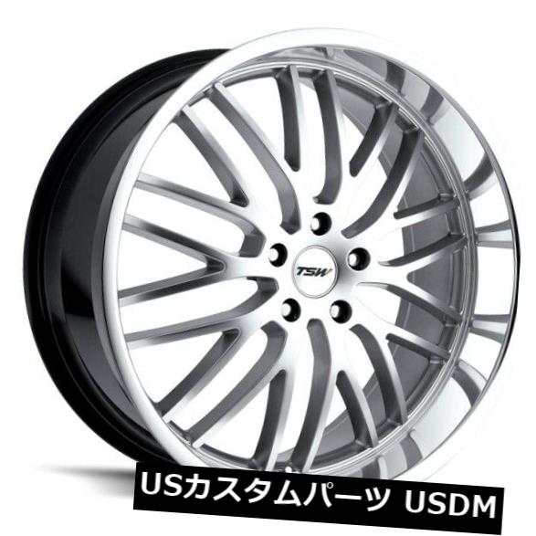 海外輸入ホイール 17x8 TSW Snetterton 5x114.3リム+40ハイパーシルバーホイール(4個セット) 17x8 TSW Snetterton 5x114.3 Rims +40 Hyper Silver Wheels (Set of 4) 【並行輸入品】