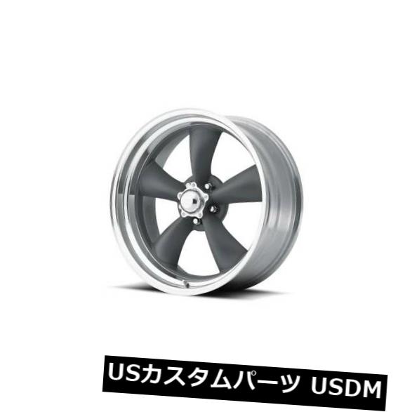 海外輸入ホイール 16x8 AMERICAN RACING CLASSIC TORQ THRUST II 5x120.65 ET-11 GrayWheels（4個セット） 16x8 AMERICAN RACING CLASSIC TORQ THRUST II 5x120.65 ET-11 GrayWheels (Set of 4) 【並行輸入品】｜カスタムパーツ WORLD倉庫