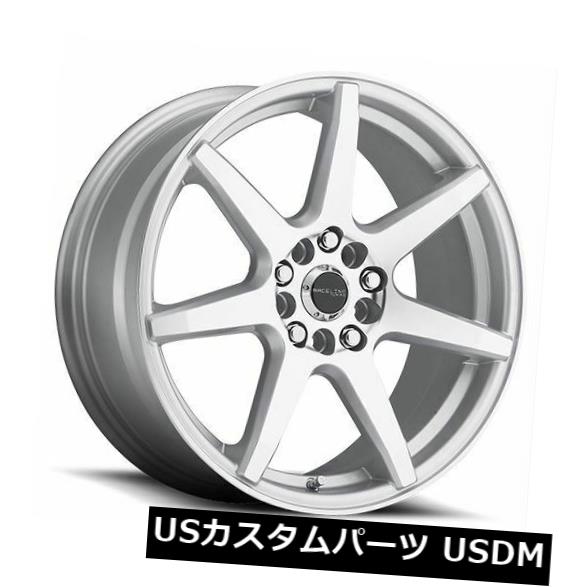 海外輸入ホイール 17x7.5 Raceline 131S-Evo 5x108 / 5x114.3 ET20シルバー加工ホイール（4個セット） 17x7.5 Raceline 131S-Evo 5x108/5x114.3 ET20 Silver Machined Wheels (Set of 4) 【並行輸入品】｜カスタムパーツ WORLD倉庫 181,060円