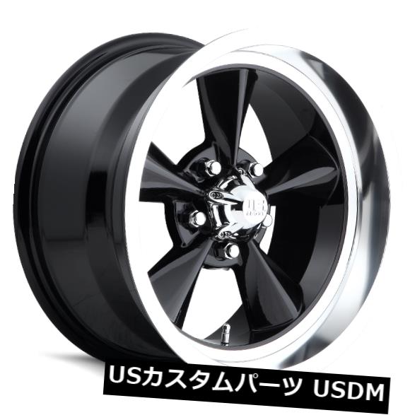 海外輸入ホイール 20x9.5 Us Mag Standard U107 5x4.75 ET1グロスブラックホイール（4個セット） 20x9.5 Us Mag Standard U107 5x4.75 ET1 Gloss Black Wheels (Set of 4) 【並行輸入品】｜カスタムパーツ WORLD倉庫