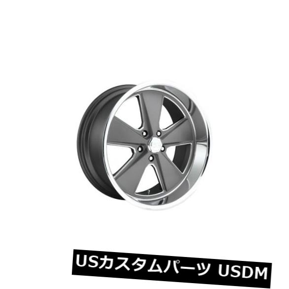 海外輸入ホイール 18x8 US MAG U120 5x5.0 ET01マットガンメタルリム（4個セット） 18x8 US MAG U120 5x5.0 ET01 Matte GunMetal Rims (Set of 4) 【並行輸入品】