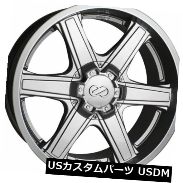海外輸入ホイール 18x8.5 Enkei BHAWK 6x135 +30シルバーペイントホイール（4個セット） 18x8.5 Enkei BHAWK 6x135 +30 Silver Paint Wheels (Set of 4) 【並行輸入品】｜カスタムパーツ WORLD倉庫