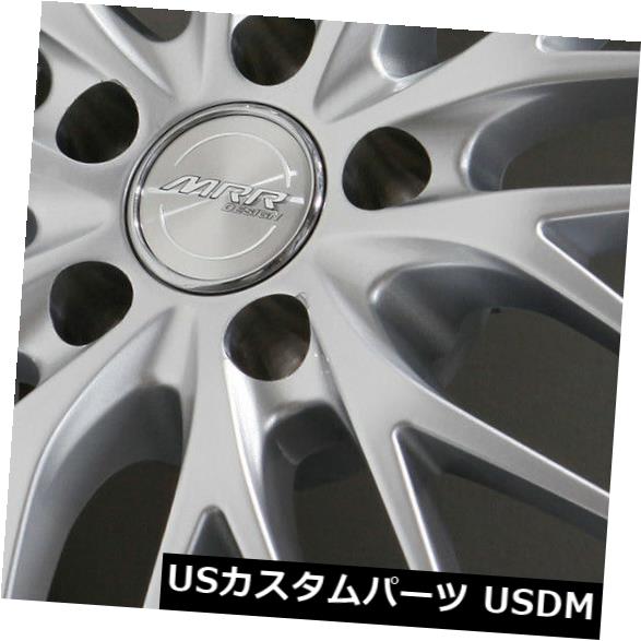 海外輸入ホイール 19x8.5ハイパーシルバーホイールMRR GT1 5x120 20（4個セット） 19x8.5 Hyper Silver Wheels MRR GT1 5x120 20 (Set of 4) 【並行輸入品】