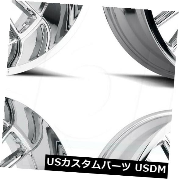 海外輸入ホイール 20x10 Chrome Wheels Hostile H115 Predator 8x170 -19（4個セット） 20x10 Chrome Wheels Hostile H115 Predator 8x170 -19 (Set of 4) 【並行輸入品】