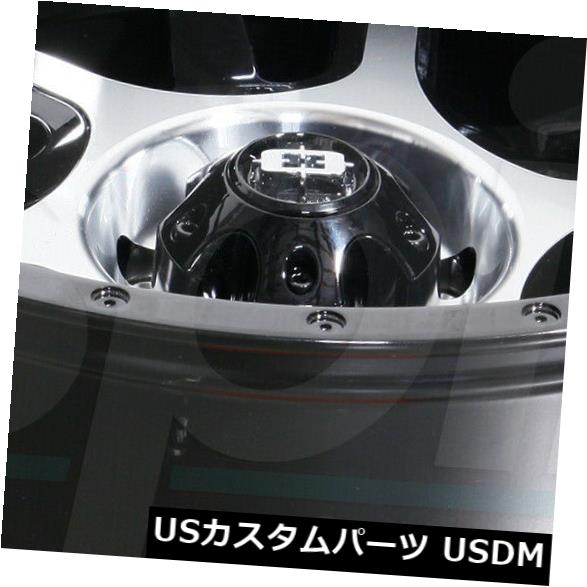 海外輸入ホイール 20x12 Black Machined Wheels Vision 419 Split 8x170 -51（4個セット） 20x12 Black Machined Wheels Vision 419 Split 8x170 -51 (Set of 4) 【並行輸入品】