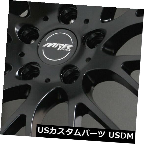 海外輸入ホイール 20x9 / 20x10.5マットブラックホイールMRR HR6 5x120 18/25（4個セット） 20x9/20x10.5 Matte Black Wheels MRR HR6 5x120 18/25 (Set of 4) 【並行輸入品】｜カスタムパーツ WORLD倉庫